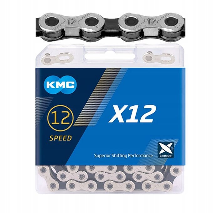 KMC X12 Ketting 126 schakels Zwart/Zilver