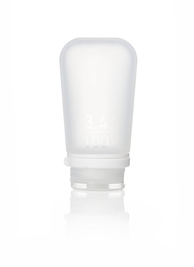 Human Gear - GoToob+ - reisflesje - flacon - lekvrij - lichtgewicht - Large - 100ML - Clear