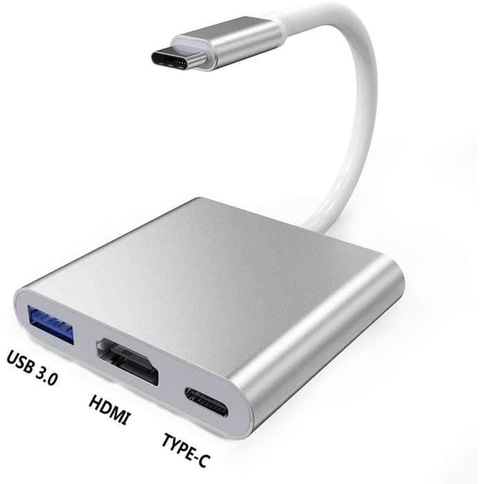 USB-C naar HDMI Adapter - GENERIEK - 4K - USB 3.0 - PD Opladen - Aluminium