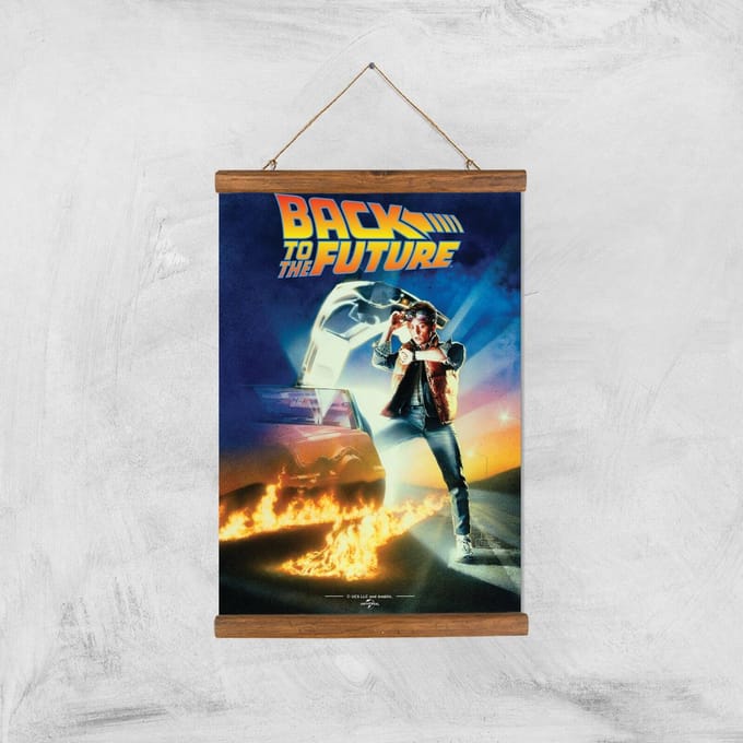 Back To The Future Part 1 Giclee Art Print - A3 - Wooden Hanger