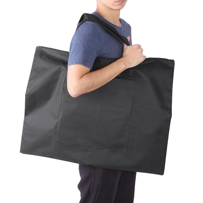 Sac de rangement pour tableau à dessin et peinture A2, étui de transport pour documents black