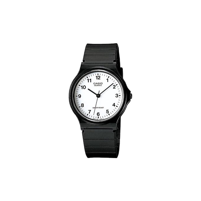 CASIO - MQ-24-7BLLGF - CASIO Collection - horloge - Unisex - Zwart - Kunststof Ã˜ 34 mm