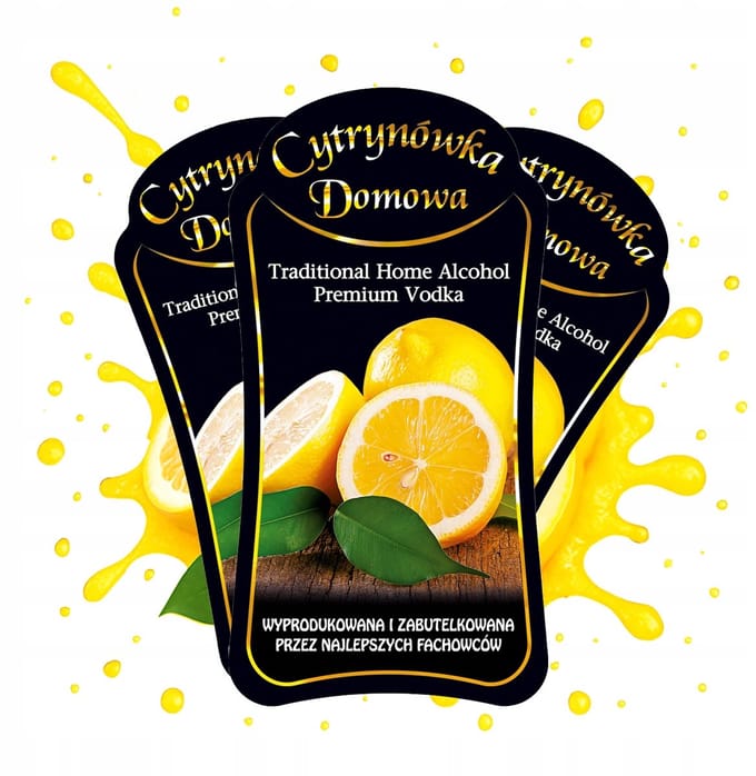 Bimberek - Premium Etiket - Cytrynówka - 10x
