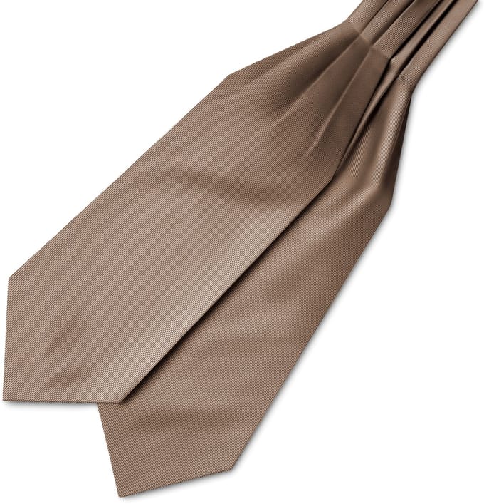 Bruine Grosgrain Stropdassjaal