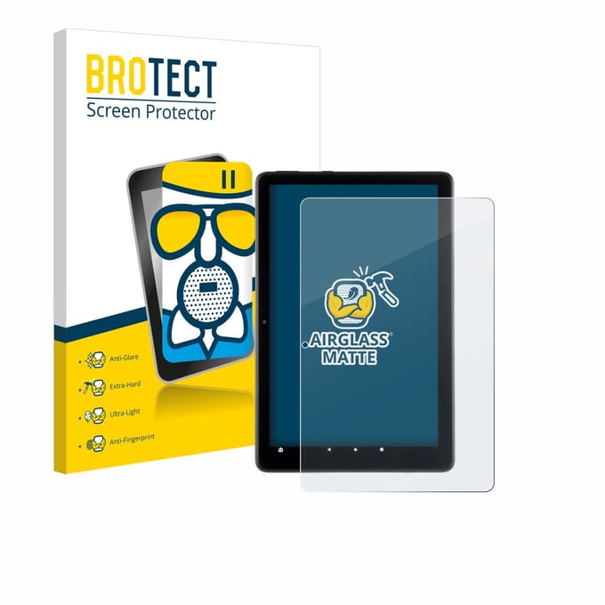 BROTECT - Screenprotector voor Amazon Fire HD 10 2021 (11. Gen.) - Folie Beschermfolie Beschermglas matte