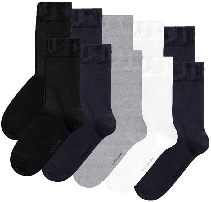 Björn Borg unisex essential 10P sokken basic multi III