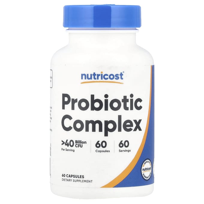 Nutricost, probiotic complex, 40 billion CFU, 60 capsules