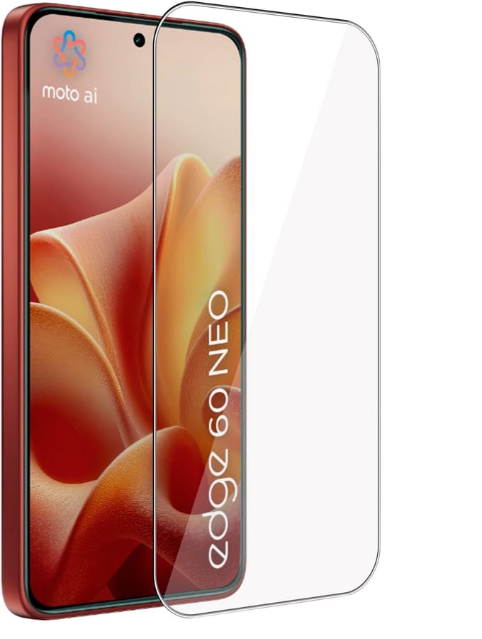 ChiGuard Screenprotector Geschikt voor Motorola Edge 60 Neo Screenprotector - Beschermglas - Curved - GuardCover