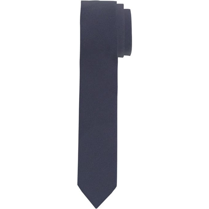 OLYMP extra smalle stropdas - marineblauw