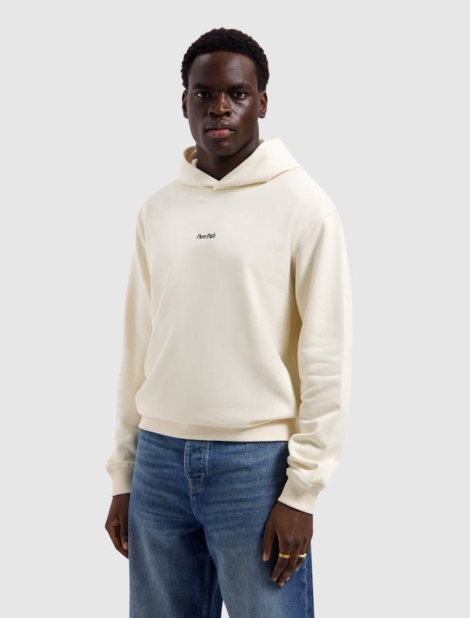 Pure Path Hooded Sweater Bold Emblem Ecru (26010303 - 54)