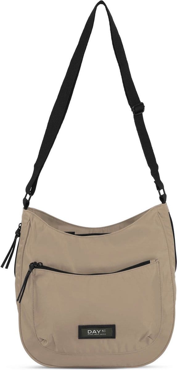 DAY ET Schoudertas Gweneth Classic Saddle Tigers Eye Bruine