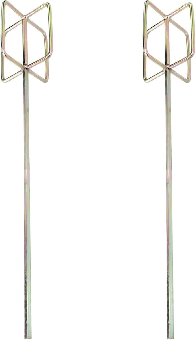 Verf en Mortel Mixer - Boor Mixer - Mengen van Materialen - Set van 2 - 49 cm Lengte - Goud