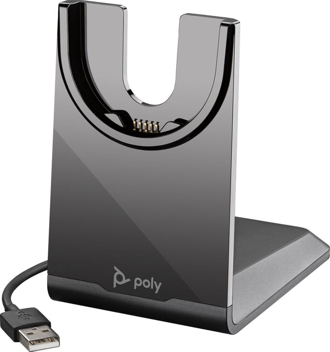 HP Poly Voyager 4320 UC Stereo On Ear headset – Bluetooth – Zwart – Noise Cancelling