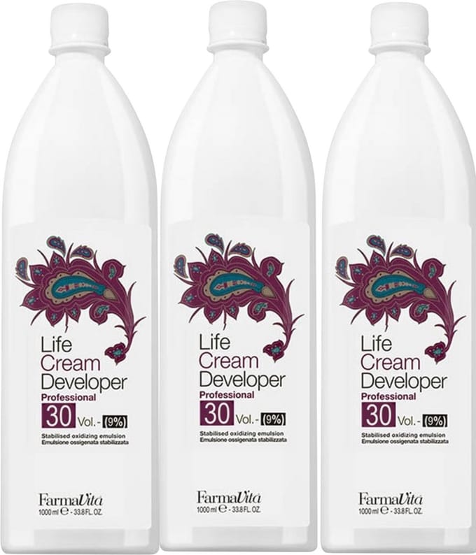 3 stuks Farmavita Peroxide 9 % ( 1000 ml ) SALE !!