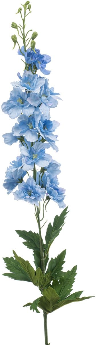 Emerald - Kunstbloem Ridderspoor RT lichtblauw 90cm - Kunstplant voor binnen