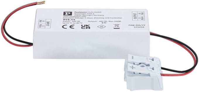 ULine Toebehoren 3-Step-Dimmer max. 200W 48V 80x35 mm Wit