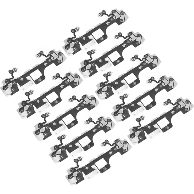 Lot de 10 câbles flexibles conducteurs pour clavier analogique LR, pièces de réparation pour joysticks analogiques white
