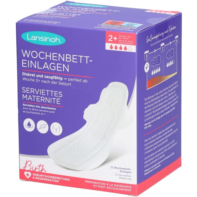Lansinoh Kraamverband +2 Weken Na De Bevalling | 12 Stuks