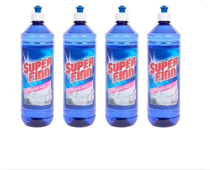 Superfinn glansspoelmiddel 1 liter x4