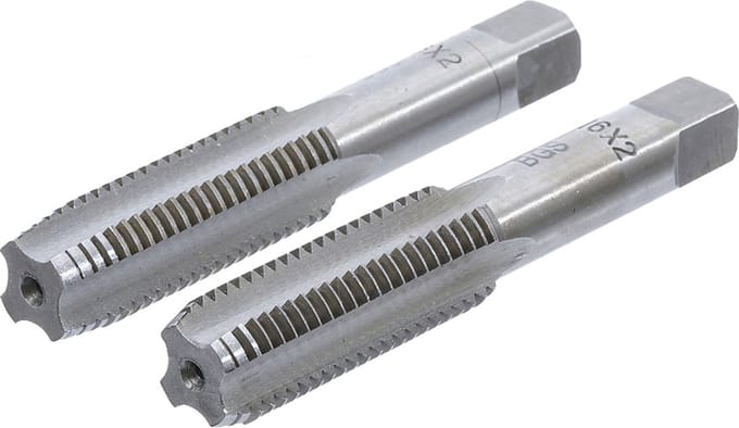 BGS Draadsnijtap - voor- en nasnijder - M16 x 2,0 - 2 delig