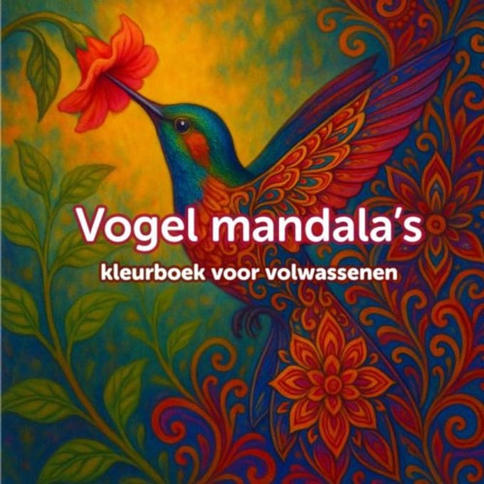 Mandala Vogel Kleurboek Voor Volwassenen - Koekoek Kinderboek