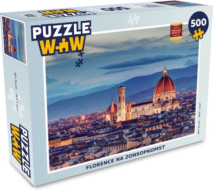 Puzzel Florence - Kathedraal - Zon - Legpuzzel - Puzzel 500 stukjes