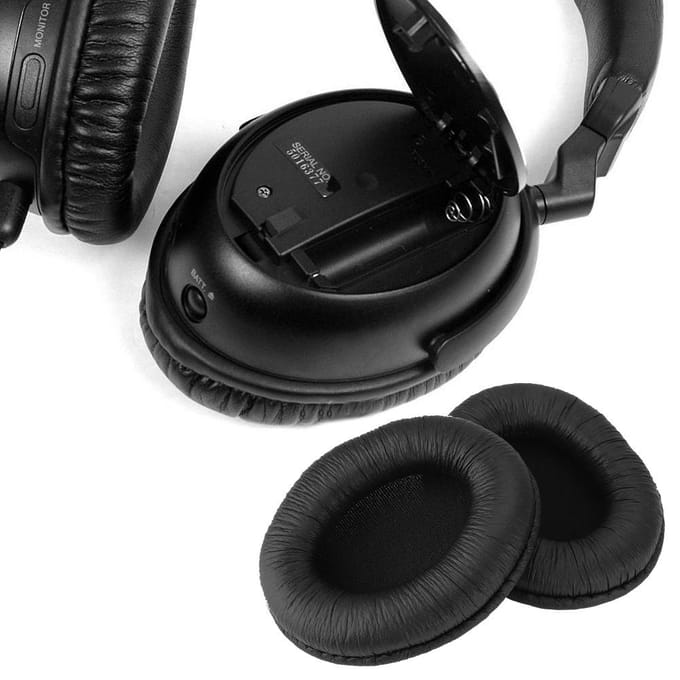 Headsets Oorkappen Oorkussens Kussen voor Sony MDr nC60 MDR-D333 DR-BT50 Koptelefoons black