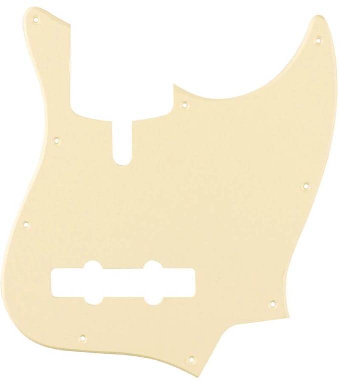 Boston M4V-110-C pickguard, Sire Marcus Miller V-series 4-string, 1 ply, cream