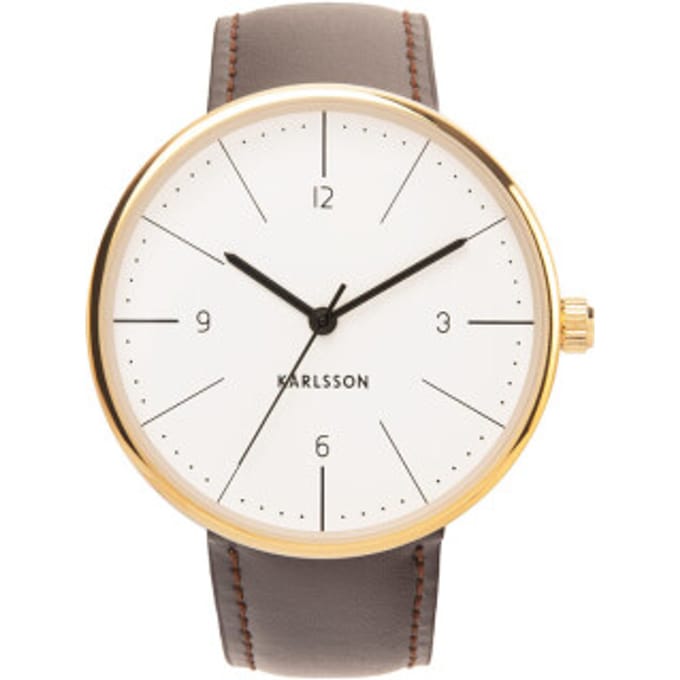 Karlsson Horloge Normann - Wit - Ø4cm - Scandinavisch,Modern