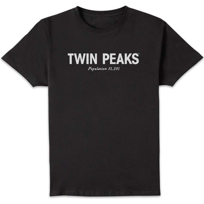 Twin Peaks Welcome Unisex T-Shirt - Black - XL