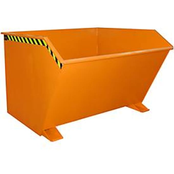 Kiepbak type GU, 2000 liter, oranje