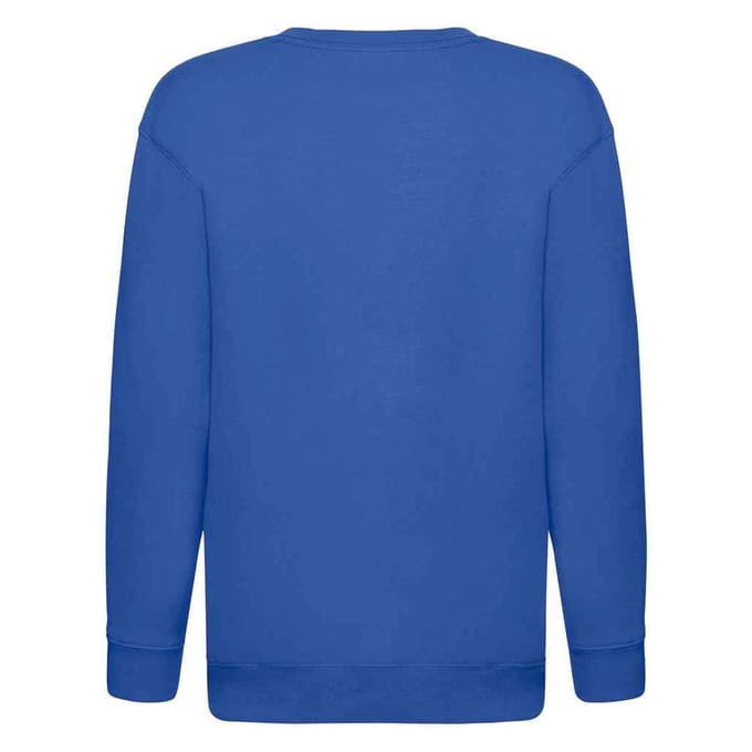 Fruit of the Loom Sweatshirt met Drop Shoulder voor Kinderen/Kinderen (Koningsblauw)