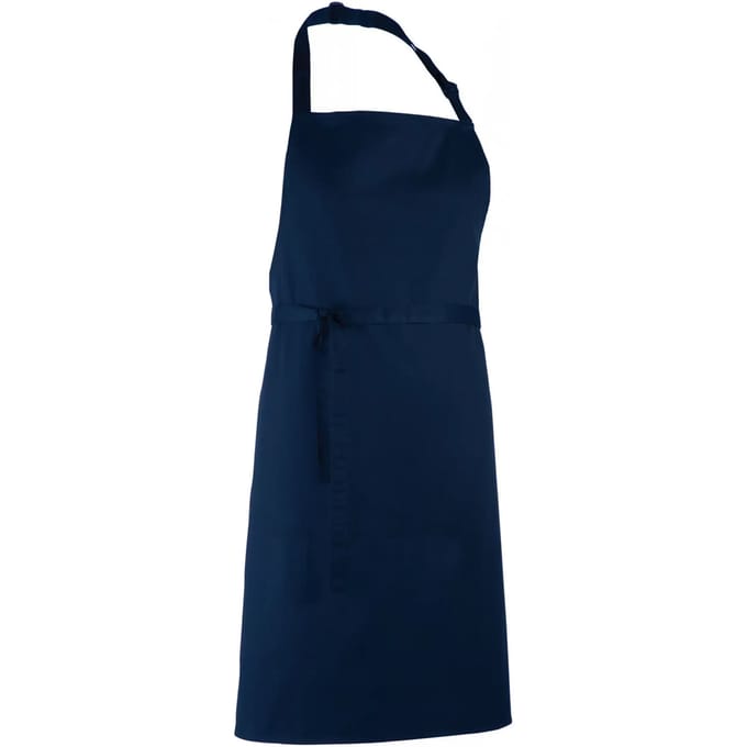 Schort/Tuniek/Werkblouse Unisex One Size Premier Navy 65% Polyester, 35% Katoen