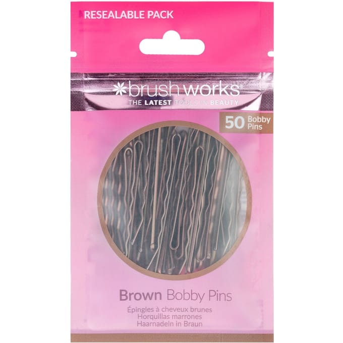 brushworks Bruine Haarspeldjes