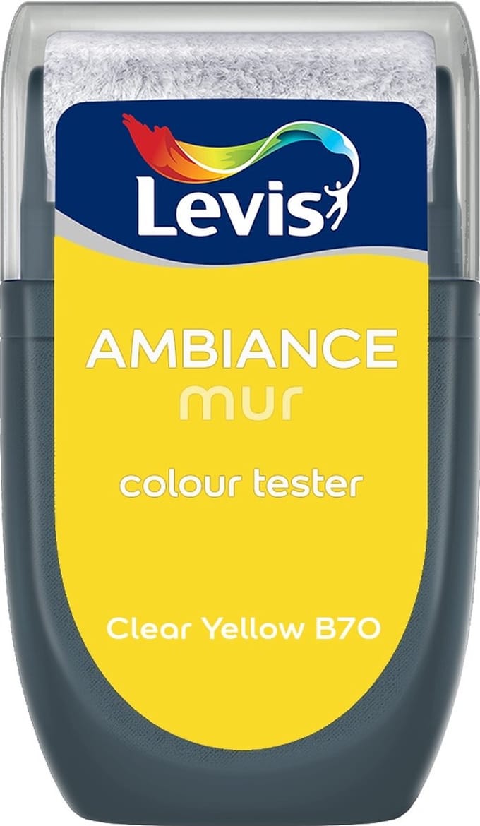 Levis - Muurverf Kleurtester Mat Mix - Clear Yellow B70 - Mengverf - 30 Ml