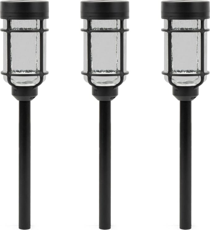 Luxform - 3x Solar Tuinlamp - Catala - 6 Lumen - Set van 3 stuks
