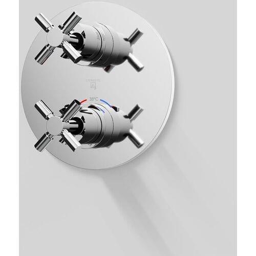Steinberg 250 Series Ready-to-install set for concealed thermostat with 2-way diverter 250.4133 3