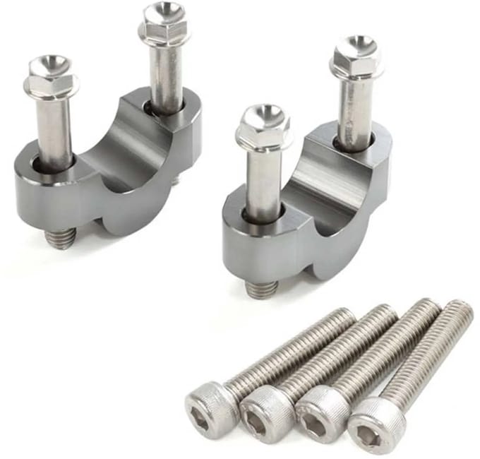 Zeta 14 Mm/22.2 Mm Ze53-0714 Stuurverhoger Zilver