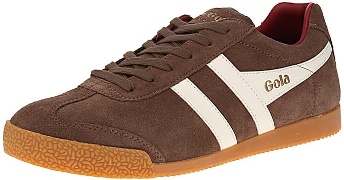Gola Harrier - Herensneaker - Otter-Off-White-Dep-Red