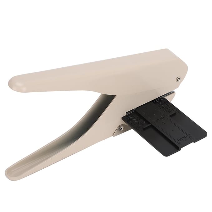 Paddenstoel Gat Notitieboek Perforator Creatieve Mini DIY Los Blad Handmatige Ponsmachine beige