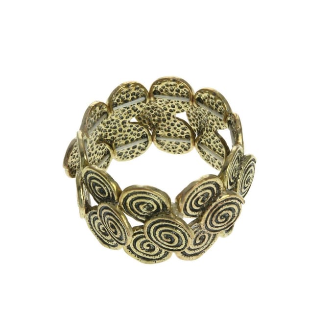 Behave - armband goudkleur vintage look - boho stijl - nikkelvrij