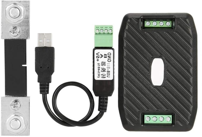 Spanningstester Module - Energieverbruik Meter - Stroom Meten - Modbus RTU Protocol - 300V Bereik - Grijs