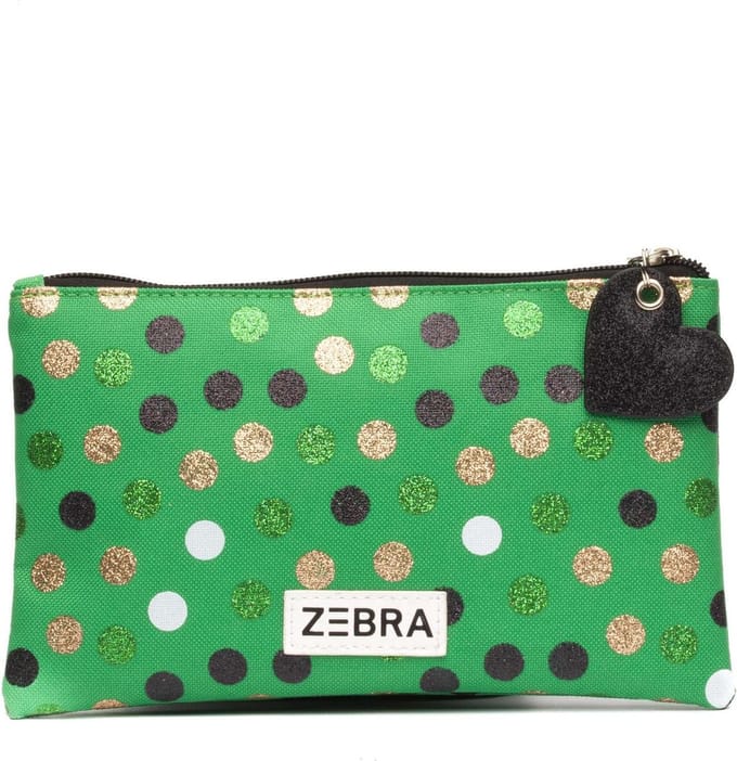 Zebra Trends Etui - Pencilcase Wild dots Green - toilettas