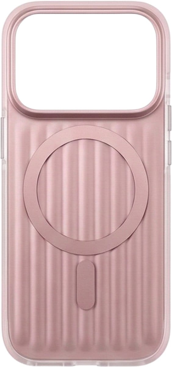 Mastersøn iPhone 17 Pro Max Hoesje met MagSafe - Roze - Geschikt voor MagSafe