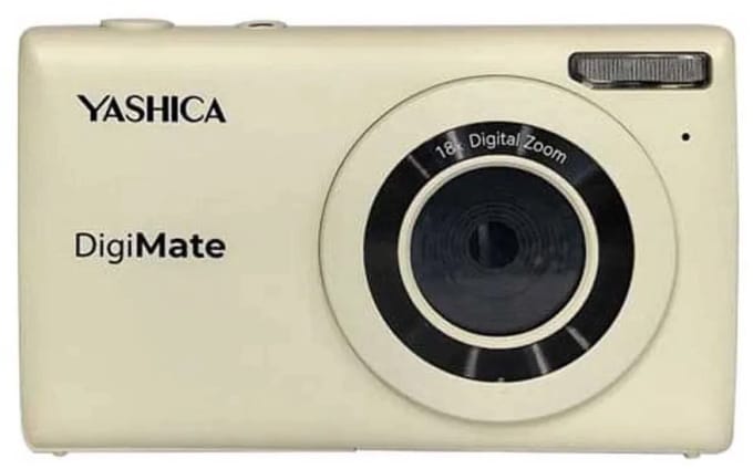 Yashica DigiMate - Compactcamera - 64 Megapixels - CMOS Beeldsensor - Wit
