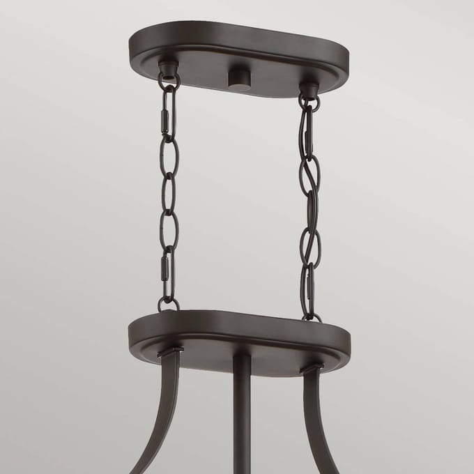 Quoizel LED Hanglamp Trilogy | 3X E27 Max 60W | Dimbaar | Olde Bronze