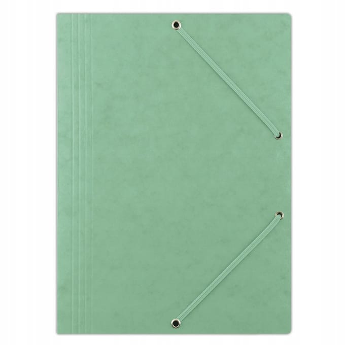 Donau Preszpan Kaart A4 390gsm 3-Flaps Groen met Elastiek