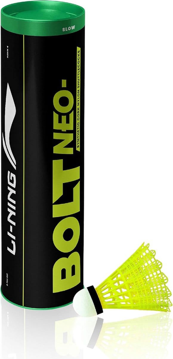 6 Stuks Nylon Badminton Shuttles - Duurzame Grote Snelheid (Geel)