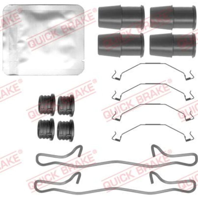 Toebehorenset, schijfremblok QUICK BRAKE 109-0145