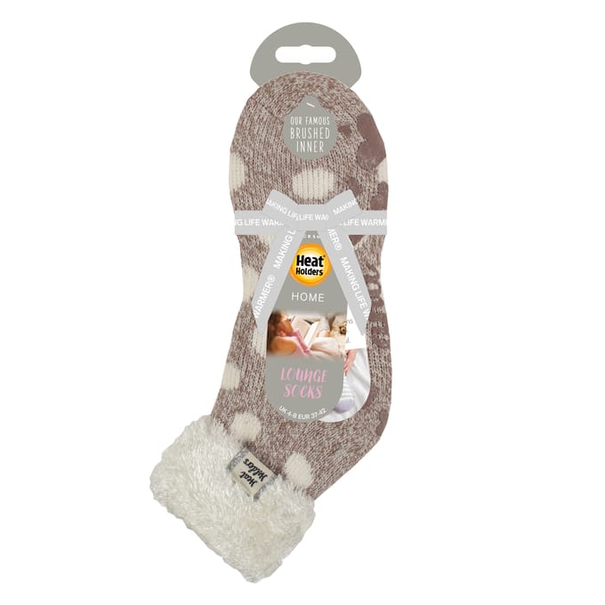 Dames Knuffelige Fluffy Slippersokken met Veer Top